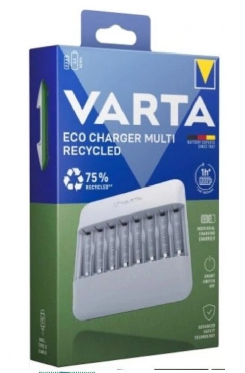 ŁADOWARKA VARTA ECO CHARGER (bez akumulatorów) 8PORTÓW AA/AAA R3/R6 VARTA