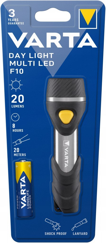 LATARKA DAY LIGHT MULTI LED F10 (AA) VARTA VARTA