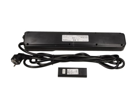 Przedłużacz 5 gniazd 2P+Z, sterowany bezprzewodowo, kabel 3x1,5mm?, długość 3m Orno