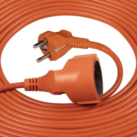 Przedłużacz ogrodowy jednogniazdowy Schuko, PVC 3x1mm?, długość 20m Orno