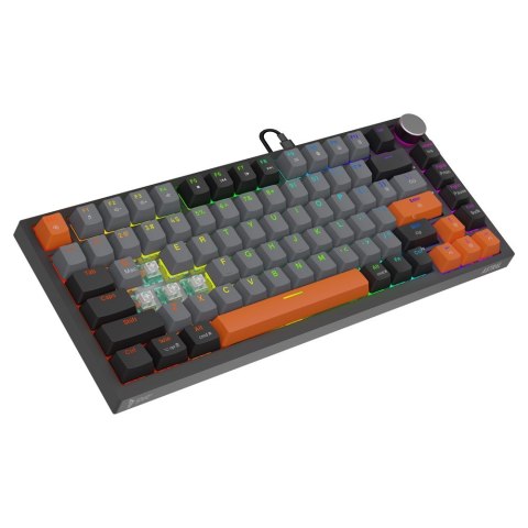 SAVIO KLAWIATURA MAGNETYCZNA ASTRAL BLACK OUTEMU WHITE JADE RGB 3 KOLORY KEYCAPÓW SAVIO