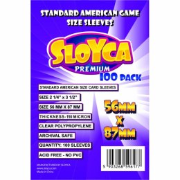 SLOYCA Koszulki Standard American Premium (56x87mm) 100 szt. SLOYCA