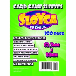 SLOYCA Koszulki Standard CCG PREMIUM Premium (63,5x88mm) 100 szt. SLOYCA