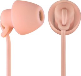 SŁUCHAWKI douszne THOMSON EAR3008 z mikrofonem różowe jack OEM