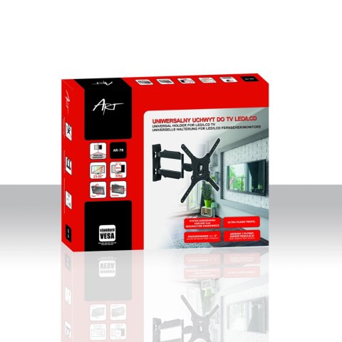 UCHWYT DO TV LED/LCD 23-52" 32KG AR-78 ART reg. pion/poziom 50cm ART