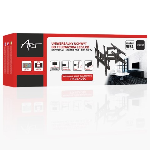 Uchwyt do telewizora 23-70" LED/LCD 45kg UX150 ART pion/poziom ART