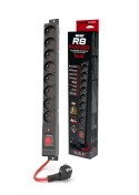 Urządz. zas.-zabezpiecz. acar R8 POWER 16A, czarny 3m W2451 HSK ACAR