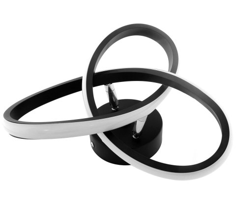 ZD77B Plafon led modern 12,5w black ATL