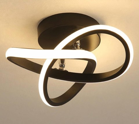 ZD77B Plafon led modern 12,5w black ATL