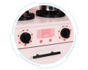 Drewniana kuchnia dla dzieci piekarnik palniki mikrofala akcesoria ECOTOYS ECOTOYS