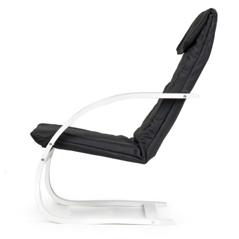 Fotel fiński bujany finka do salonu biały gięta sklejka ModernHome ModernHome