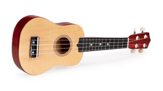 Gitara ukulele dla dzieci drewniana 4 struny nylonowe ECOTOYS ECOTOYS