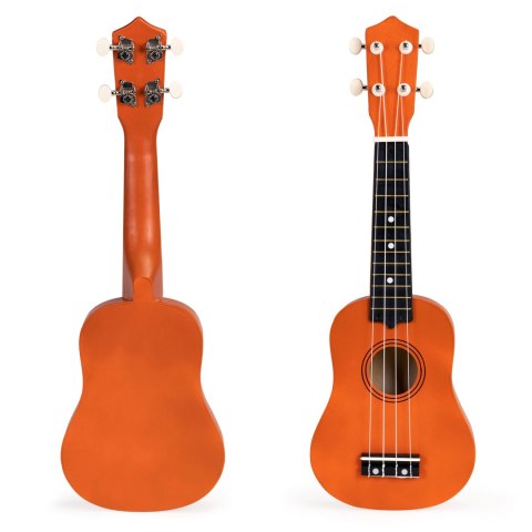 Gitara ukulele dla dzieci drewniana 4 struny nylonowe ECOTOYS ECOTOYS