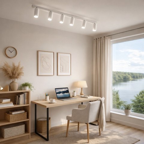 Lampa spotlight Fargo 6xGU10 biała