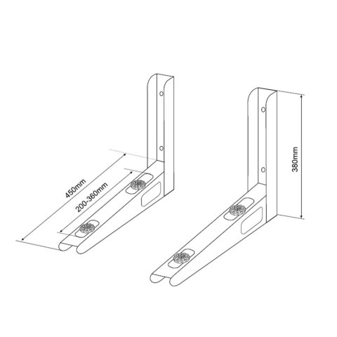 MC-621 Uchwyt wspornik do klimatyzatora
