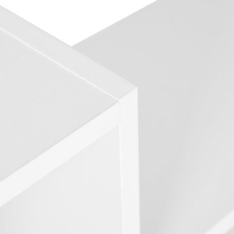 Nowoczesny wiszący regał 8 półek biały ModernHome ModernHome