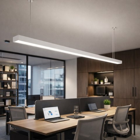 Oprawa led Cynideco 30W 4000K 1,2m biała