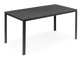Stół ogrodowy 6-osobowy 156x78 cm polywood meble na taras szary MultiGarden