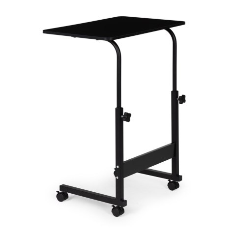 Stolik pod laptopa z kółkami biurko dostawiane do fotela kanapy czarny ModernHome ModernHome