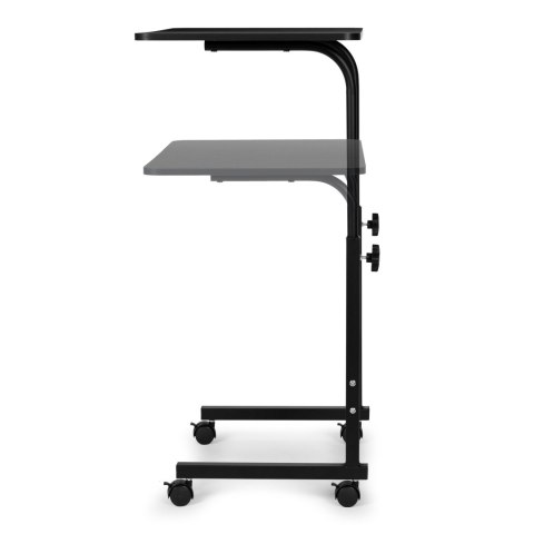 Stolik pod laptopa z kółkami biurko dostawiane do fotela kanapy czarny ModernHome ModernHome