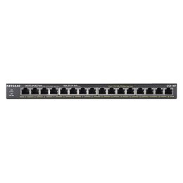 Switch Netgear GS316P-100EUS 16p PoE 115W* (PoE+: 16p) Unmanaged Gigabit NETGEAR