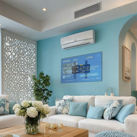 Uchwyt Maclean, Do telewizora, Max vesa 200x200, 13-42", Do 35kg, Czarny, MC-777