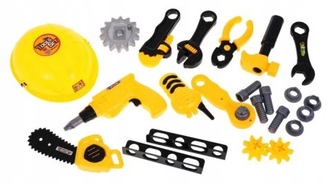 Warsztat majsterkowicza stół narzędziowy dla dzeci z narzędziami 23 elementy MULTISTORE