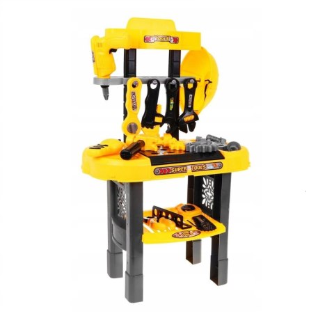 Warsztat majsterkowicza stół narzędziowy dla dzeci z narzędziami 23 elementy MULTISTORE