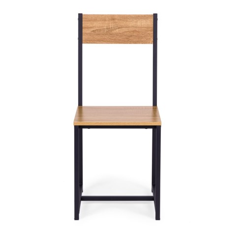 Zestaw komplet mebli stolik 2 krzesła metal MDF ModernHome ModernHome