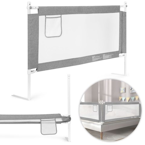 Barierka ochronna na łóżko 150 cm osłona zabezpieczenie dla dzieci ECOTOYS ECOTOYS