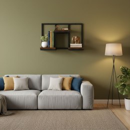 Kwietnik ścienny półka wisząca na kwiaty ozdoby 3 poziomy loft ModernHome ModernHome