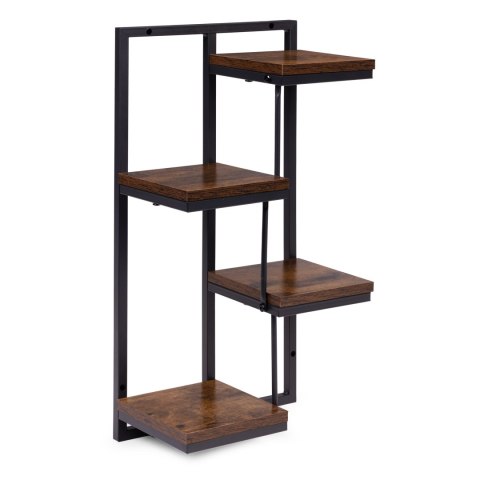 Kwietnik ścienny półka wisząca na kwiaty ozdoby 4 poziomy loft ModernHome ModernHome