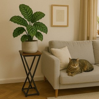 Kwietnik stojący stojak na kwiaty ozdoby geometryczny loft ModernHome ModernHome