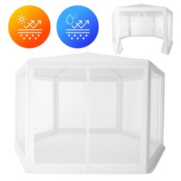 Namiot pawilon ogrodowy handlowy 2x2x2 m z moskitierą biały MultiGarden MultiGarden