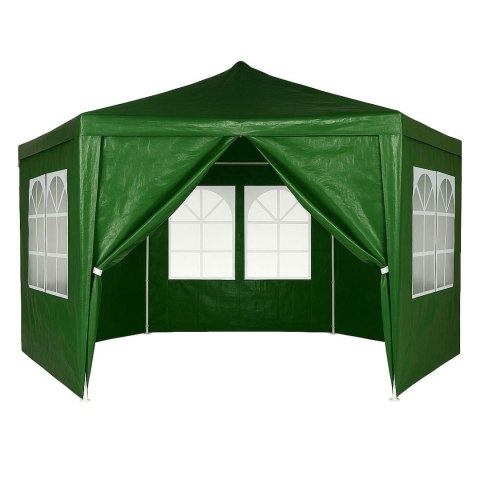 Namiot pawilon ogrodowy handlowy 2x2x2 m z oknami zielony MultiGarden MultiGarden