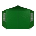 Namiot pawilon ogrodowy handlowy 2x2x2 m z oknami zielony MultiGarden MultiGarden