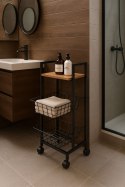 Regał mobilny szafka z 2 koszami i półką organizer na kółkach ModernHome ModernHome