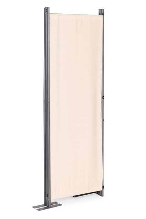 Składany parawan ogrodowy pokojowy 4-panelowy 167x216 cm beżowy MultiGarden MultiGarden