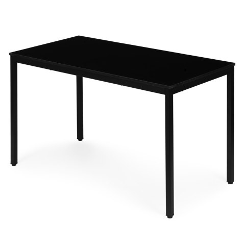 Stół do kuchni jadalni dla 4-5 osób biurko komputerowe 120x60 cm czarny ModernHome ModernHome
