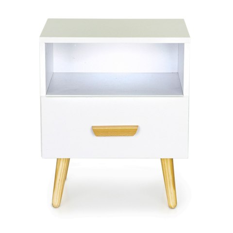 Szafki nocne zestaw 2 szt. nowoczesne stoliki kawowe białe ModernHome ModernHome