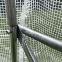 Szklarnia tunel ogrodowy 3x2x2 m foliowy wielosezonowy metalowy stelaż biała folia 2 wejścia LONGWELL INDUSTRIAL LTD