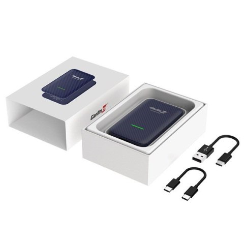 Adapter CARLINKIT 4.0 Bezprzewodowy Moduł Android Auto & Apple CarPlay niebieski CARLINKIT