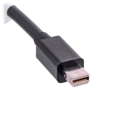 Adapter Lanberg AD-0006-BK (Mini DisplayPort M - D-Sub (VGA) F; 0,20m; kolor czarny) Lanberg