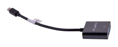Adapter Lanberg AD-0006-BK (Mini DisplayPort M - D-Sub (VGA) F; 0,20m; kolor czarny) Lanberg