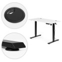 Biurko elektryczne regulowane 120x60 cm regulacja wysokości 72-117 cm ModernHome ModernHome