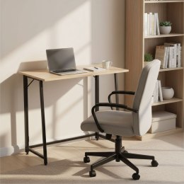 Biurko komputerowe składane 80x45 cm stolik pod laptopa loft jasny dąbModernHome ModernHome