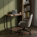 Biurko komputerowe składane 80x45 cm stolik pod laptopa loft postarzany orzech ModernHome ModernHome