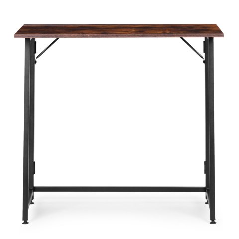 Biurko komputerowe składane 80x45 cm stolik pod laptopa loft postarzany orzech ModernHome ModernHome