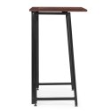 Biurko komputerowe składane 80x45 cm stolik pod laptopa loft postarzany orzech ModernHome ModernHome