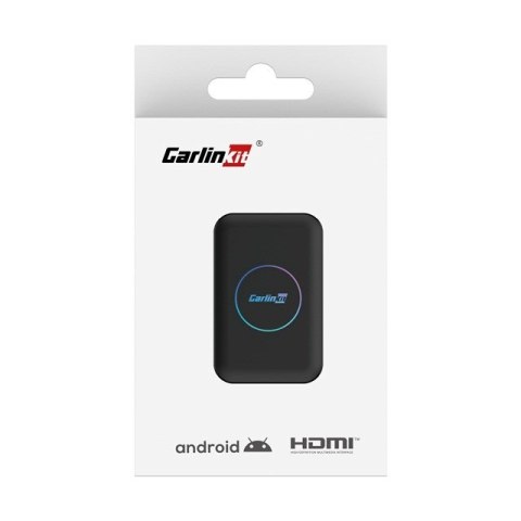 Carlinkit Adapter bezprzewodowy Lite S HDMI 4GB+32GB Android Auto/Carplay dla radioodtwarzaczy samochodowych czarny CARLINKIT